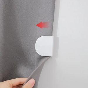 Shower Room Retaining Clip Splash Guard Retainer Clips <b>Curtain</b> Return Rack Bathroom Clips - Product Image 2