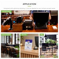 Cartes NFC autocollantes 215chip pour avis Google, pop-up d'avis Google, support d'avis Google en PVC, vente chaude