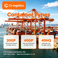 Transport maritime professionnel FCL Chine vers États-Unis, Canada, Mexique – Expédition de conteneurs 20GP et 40HQ