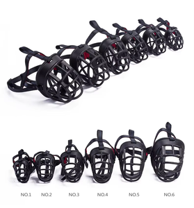 Bozal para perro cesta Bozal de plástico flexible suave Bozal ajustable para perro - Product Image 5