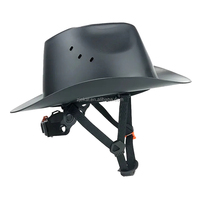 Casco de Seguridad Tipo C, ANSI/ISEA Z89.1-2014, ABS, 6 Puntos de Suspensión, Tipo Circular, Color Negro