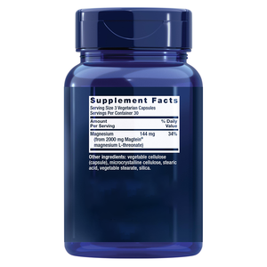 Life Extension Neuro-<span class=keywords><strong>Mag</strong></span> <span class=keywords><strong>Magnésium</strong></span> L-Thréonate, Santé de la mémoire, Pensée rapide, Soutien à la santé cognitive, Végétarien, Sans OGM - Product Image 2