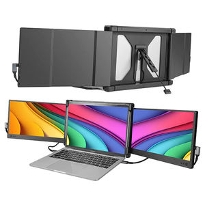 Moniteur triple écran <span class=keywords><strong>Ofiyaa</strong></span> Factory 12 pouces avec haut-parleurs 13''-16'' Mac PC/Ordinateur portable pour extension d'écran d'ordinateur portable <span class=keywords><strong>P2</strong></span> - Product Image 2