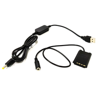 Batterie factice USB vers NP BX1 NP-BX1 DK X1 DKX1 DK-X1 DC coupleur pour Sony Cybershot DSC RX1 RX1R RX100 II III VI appareils photo numériques