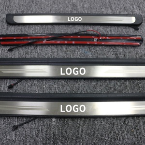 Protector de Umbral de Puerta de Coche de Alta Calidad Marca KQD con LED para Nissan Navara 2015 en Adelante - Product Image 3