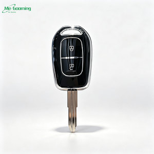 2 Boutons pour Renault Duster <span class=keywords><strong>Dacia</strong></span> Scenic Master Megane, Housse de <span class=keywords><strong>Clé</strong></span> de Voiture en TPU Souple, Étui de Protection, <span class=keywords><strong>Porte</strong></span>-clés, Anneau de <span class=keywords><strong>Clé</strong></span> - Product Image 4