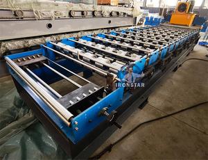 Machine de profilage de tuiles à marches pour toiture, machine de fabrication de tuiles en acier pour toiture, prix de la machine de profilage de tuiles à marches - Product Image 4