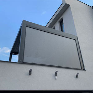 Personalizado al aire libre jardín Patio motorizado retráctil techo bioclimático pérgola de aluminio al aire libre con vidrio deslizante - Product Image 3