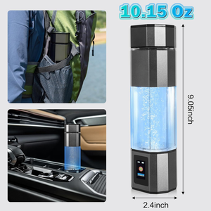 PHYFLOW Ioniseur portable USB rechargeable sans BPA de haute qualité, 5-10 minutes, 5001-10000ppb, pour eau froide domestique, Meilleur modèle 2025 - Product Image 2
