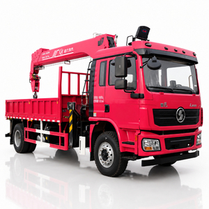 รถบรรทุกติดเครนไฮดรอลิก CLW 8x4 12 ตัน สำหรับขนย้ายวัสดุก่อสร้าง - Product Image 1