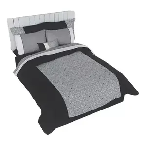 Juego de Ropa de Cama Baruk Competition, Funda de Algodón con Patrón Geométrico de 170x240 cm, Relleno de Poliéster - Product Image 6