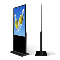 Meilleures ventes Kiosque LCD commercial mobile de 32 pouces Écran tactile totem publicitaire portable IP65 pour ascenseur debout au sol