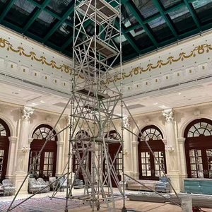 Hiện đại 6M 8M 10m 12M nhôm giàn giáo giàn giáo tháp với nền tảng - Product Image 1