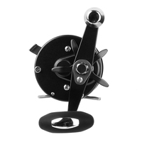 CKOTIAN C6-G Moulinet de pêche à lancer et à la traîne pour gaucher, rapport de transmission 5.3:1, frein max 8kg, pour la pêche au poisson-chat, saumon, parruque, rayon et bar.