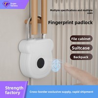 Cadenas intelligent Tuya à empreinte digitale en acier inoxydable de sécurité de niveau 2 pour extérieur, bagages, portes d'entrée, armoires et sacs à dos financiers