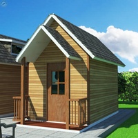 Cabines de maison en kit à ossature métallique économiques avec terrasse à louer, maisons de campagne écologiques, petites maisons en kit en Australie