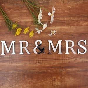 Autocollants muraux en miroir avec 26 lettres anglaises, effet 3D, lettres en acrylique, miroirs muraux, autocollants décoratifs pour la maison, décorations artistiques DIY - Product Image 3
