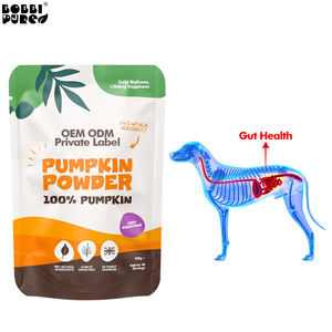 Polvo de calabaza deshidratado orgánico, ayuda digestiva para perros, suplemento <span class=keywords><strong>natural</strong></span> para perros, golosinas para mascotas para aliviar la diarrea y la salud intestinal - Product Image 1