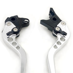 Palanca de embrague de freno de mano modificada para motocicleta compatible con CBF1000 VFR800 VTR1000F ZZR250 palanca de freno corta ajustable única - Product Image 2