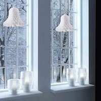 5 cloches de mariage en acier inoxydable, suspendues en forme de nid d'abeille, 12 pouces, blanches |   Décoration de mariage réutilisable pour la fête nuptiale à domicile
