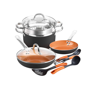 23 miếng không dính Cookware Set, Báo Chí nhôm đa năng Đồ dùng nấu ăn chậu và chảo chiên đặt - Product Image 2
