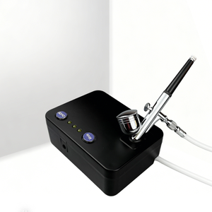 ชุดแอร์บรัชมืออาชีพสีรอยสักทำมือแบบสองหัวมีเสียงรบกวนต่ำพกพาทนทาน - Product Image 4