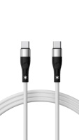 Cable USB Tipo-C Flexible de Silicona de 1M con Conductor de Cobre Puro para Teléfonos Móviles - Carga Rápida de 3A y Transferencia de Datos