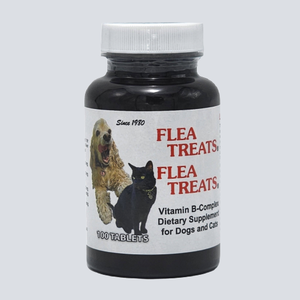 Tabletas Naturales Contra Pulgas con Sabor a Hígado para Perros Pequeños y Gatos, Masticables, con Levadura de Cerveza, Vitamina B, Libres de Toxinas, 100 Unidades, Contra Pulgas y Garrapatas - Product Image 1