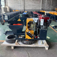 Machines automatiques de pulvérisation de mortier 220V/380V 4KW, pulvérisateur de plâtre à ciment haute efficacité pour le plâtrage des bâtiments industriels