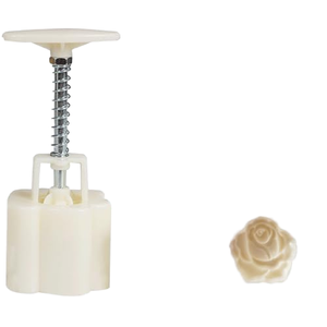 Stampo 3D a Pressione Manuale a Forma <span class=keywords><strong>di</strong></span> <span class=keywords><strong>Rosa</strong></span>, Stampo Floreale per Torte <span class=keywords><strong>di</strong></span> Fagioli Mung e Pasticcini Snow Skin - Product Image 1