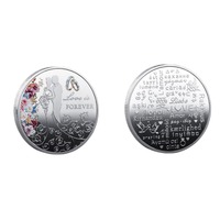 Pièces de monnaie commémoratives personnalisées en métal double face pour mariage, cadeau pour invités, idéales pour les fêtes