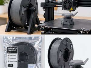 Filamento Yiqiu3D PLA CF y PLA GF de 1.75 mm y 1 kg, Filamento para Impresora 3D Reforzado con Fibra, Acabado Mate para Bambu Lab - Product Image 4