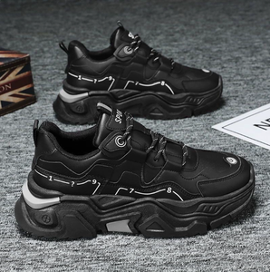 Nouvelles Chaussures de Sport Populaires 2026 pour Lycéens : Course, Skateboard, Semelle Souple, Rehaussantes, Blanches Tendance pour Adolescents - Product Image 2