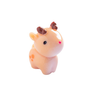 งานฝีมือเรซิ่นรูปกวางขนาดเล็ก ของตกแต่งบ้านรูปสัตว์ ของประดับตกแต่งโต๊ะทำงาน งานศิลปะสร้างสรรค์ - Product Image 5