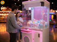 Fabricant de machines à griffes : Décoration LED thème Astronaute Rose, personnalisable OEM/ODM
