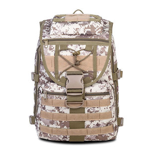 Mochila de Senderismo y Camping Personalizada de Alta Calidad, Negra, Impermeable, con Sistema Molle - Product Image 4