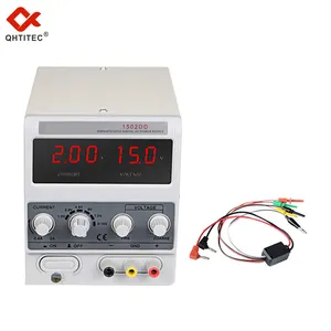 QHTITEC PS1502DD 15V 2A DC Power Supply Phone Repair LED Stable Voltage Current Regulator