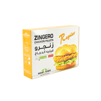 Papier écologique personnalisé blanc Tartes repas surgelés Fruits de mer Chauffage instantané Emballage de poulet frit Buger Boîte en papier avec stratifié