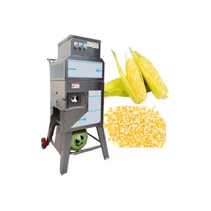 No Break Sweet Corn Maize Sheller Thresher Separator Fresh Corn Threshing Machine Corn Kernels Separating Removing Machine