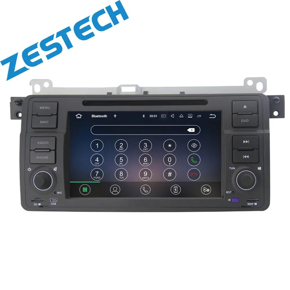 ZESTECH factory sale Car Audio system audio player for BMW E46 accessories with radio video BT canbus