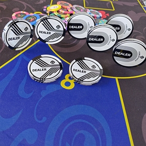 Botón de Jugador Personalizado con Logotipo o Imagen o Gráfico de Doble Cara para JUEGO DE PÓKER - Product Image 6