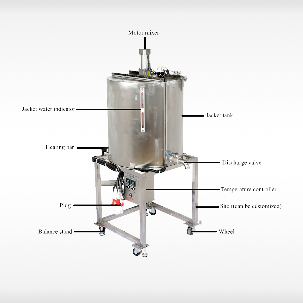 Станок Yide для производства свечей из пищевой нержавеющей стали, парафин, соевый восковой нагревательный бак с смесителем 240 в, трехфазный, США, Мексика