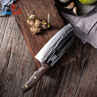 Couteaux à découper pleine soie pour fabricants, grand couteau à désosser de boucher, fait main, forgé à la main, couteau de chef de cuisine