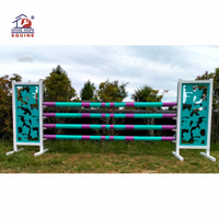 Clôture de saut à l'amincissement d'obstacle cheval, résistante aux UV, différentes formes
