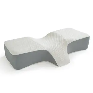 OEM Customize Ergonomic Orthopedic Cervical Contour Memory Foam Pillow For Neck Pain Relief SH-P057