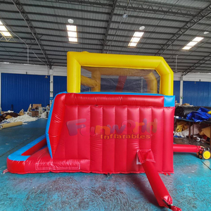 Toboggan aquatique gonflable pour enfants, château gonflable avec toboggan et piscine à jets d'eau pour jardin - Product Image 3