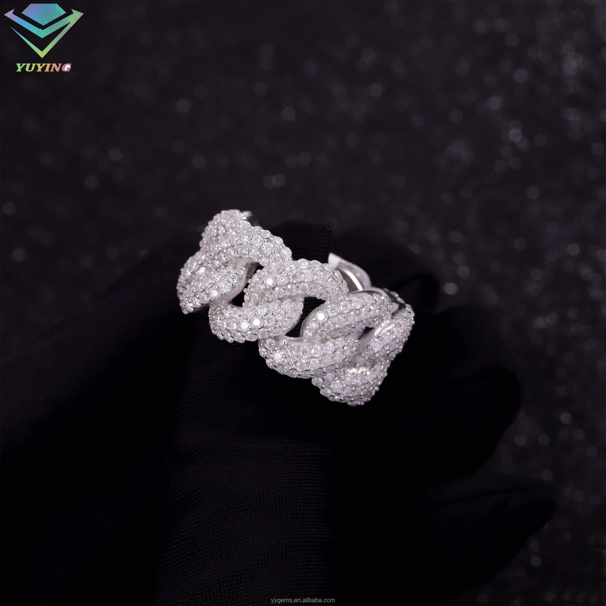 แหวนประดับเพชร S925