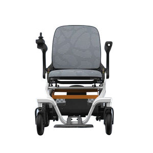 Fauteuil roulant électrique pliable pour voyages en avion avec coussin de siège confortable, sac de rangement et batterie au lithium amovible - Product Image 4