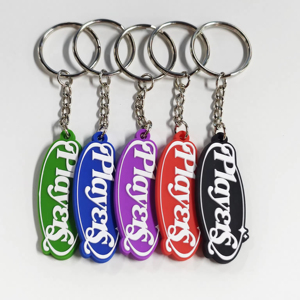 ODM OEM Custom Made Couple Gift Keychain Soft 3D <b>Rubber</b> PVC <b>Key</b> <b>Chain</b> Cartoon logo PVC Keyring - Product Image 3