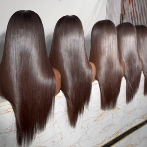 Pelucas de Cabello Humano Camboyano Virgen con Ondas Naturales de 10-40 Pulgadas, Peluca Frontal de Encaje Transparente HD con Cabello de Bebé - Product Image 6